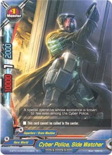 Cyber Police, Side Watcher - Buddy Rave - Future Card BuddyFight card