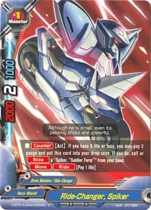 Ride-Changer, Spiker - Buddy Rave - Future Card BuddyFight card