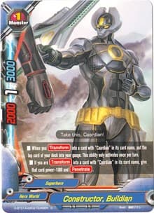 Constructor, Buildian - Buddy Rave - Future Card BuddyFight card