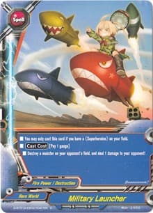 Military Launcher - Buddy Rave - Future Card BuddyFight card