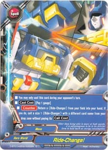 Ride-Change! - Buddy Rave - Future Card BuddyFight card