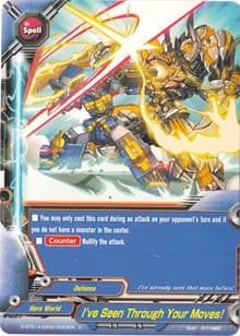 I've Seen Through Your Moves! - Buddy Rave - Future Card BuddyFight card