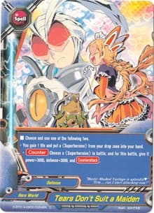 Tears Don't Suit a Maiden - Buddy Rave - Future Card BuddyFight card