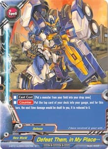 Defeat Them, in My Place... - Buddy Rave - Future Card BuddyFight card