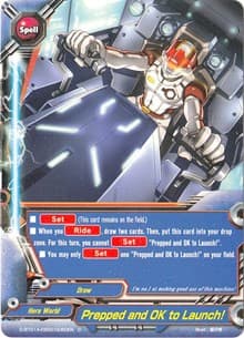 Prepped and OK to Launch! - Buddy Rave - Future Card BuddyFight card