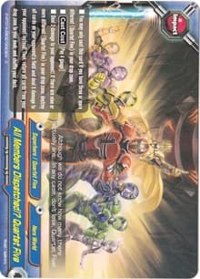 All Members Dispatched!? Quartet Five - Buddy Rave - Future Card BuddyFight card