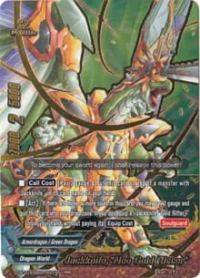 Jackknife, "Neo Gold Ritter" - Buddy Rave - Future Card BuddyFight card
