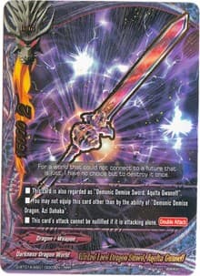 Wicked Lord Dragon Sword, Aquilta Gwaneff - Buddy Rave - Future Card BuddyFight card
