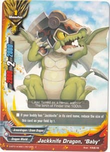 Jackknife Dragon, "Baby" - Buddy Rave - Future Card BuddyFight card