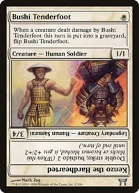 Bushi Tenderfoot // Kenzo the Hardhearted - Champions of Kamigawa - Magic: The Gathering card