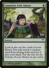 Commune with Nature - Champions of Kamigawa - Magic: The Gathering card