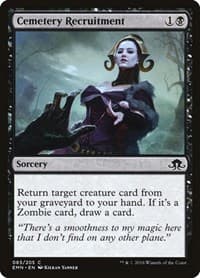 Cemetery Recruitment - Eldritch Moon - Magic: The Gathering card