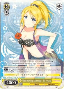 "Bewitching Mermaid" Eli Ayase - Love Live! Vol. 2 - Weiss Schwarz card
