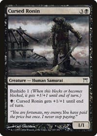 Cursed Ronin - Champions of Kamigawa - Magic: The Gathering card