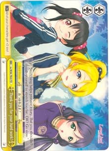 Thank you for your hard work! - Love Live! Vol. 2 - Weiss Schwarz card