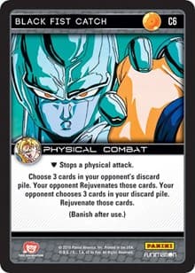 Black Fist Catch - Panini: Vengeance - Dragon Ball Z TCG card