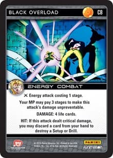 Black Overload - Panini: Vengeance - Dragon Ball Z TCG card