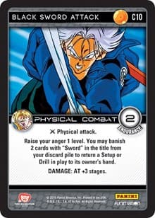 Black Sword Attack - Panini: Vengeance - Dragon Ball Z TCG card