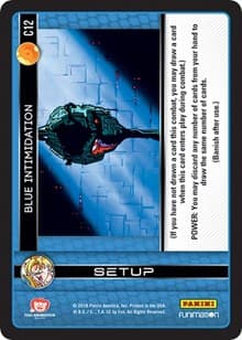 Blue Intimidation - Panini: Vengeance - Dragon Ball Z TCG card