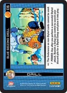 Blue Seizing Drill - Panini: Vengeance - Dragon Ball Z TCG card