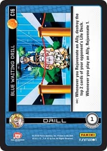 Blue Waiting Drill - Panini: Vengeance - Dragon Ball Z TCG card
