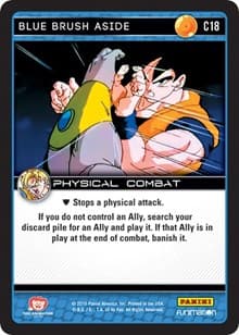 Blue Brush Aside - Panini: Vengeance - Dragon Ball Z TCG card