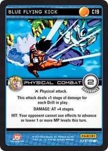 Blue Flying Kick - Panini: Vengeance - Dragon Ball Z TCG card