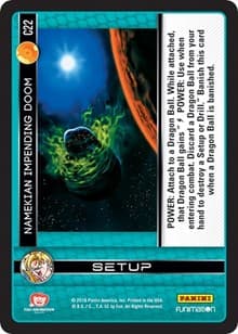 Namekian Impending Doom - Panini: Vengeance - Dragon Ball Z TCG card