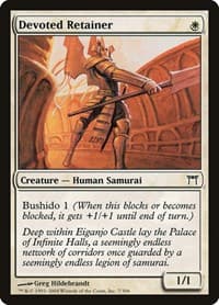 Devoted Retainer - Champions of Kamigawa - Magic: The Gathering card