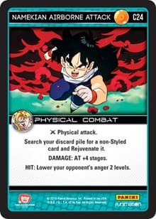 Namekian Airborne Attack - Panini: Vengeance - Dragon Ball Z TCG card