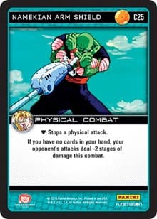 Namekian Arm Shield - Panini: Vengeance - Dragon Ball Z TCG card