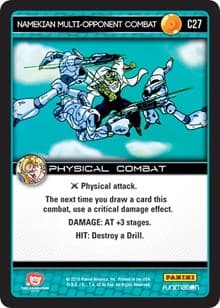Namekian Multi-Opponent Combat - Panini: Vengeance - Dragon Ball Z TCG card
