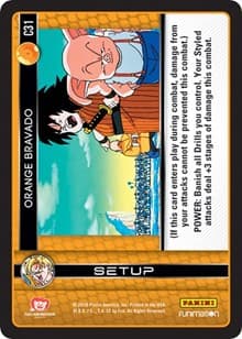 Orange Bravado - Panini: Vengeance - Dragon Ball Z TCG card
