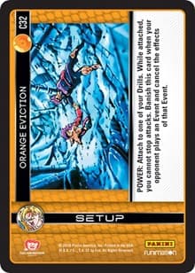 Orange Eviction - Panini: Vengeance - Dragon Ball Z TCG card