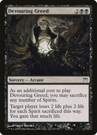 Devouring Greed - Champions of Kamigawa - Magic: The Gathering card