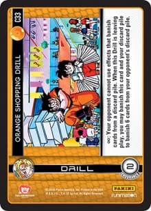 Orange Shopping Drill - Panini: Vengeance - Dragon Ball Z TCG card