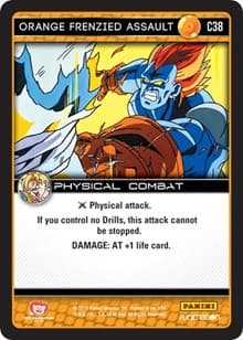 Orange Frenzied Assault - Panini: Vengeance - Dragon Ball Z TCG card