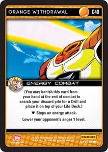 Orange Withdrawal - Panini: Vengeance - Dragon Ball Z TCG card