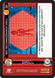 Red Reconnaissance Drill - Panini: Vengeance - Dragon Ball Z TCG card
