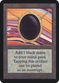 Mox Jet - Alpha Edition - Magic: The Gathering card