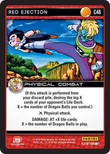 Red Ejection - Panini: Vengeance - Dragon Ball Z TCG card