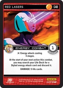 Red Lasers - Panini: Vengeance - Dragon Ball Z TCG card