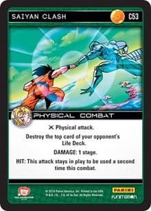 Saiyan Clash - Panini: Vengeance - Dragon Ball Z TCG card