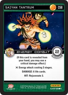 Saiyan Tantrum - Panini: Vengeance - Dragon Ball Z TCG card