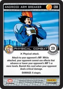 Android Arm Breaker - Panini: Vengeance - Dragon Ball Z TCG card