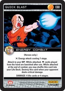 Quick Blast - Panini: Vengeance - Dragon Ball Z TCG card