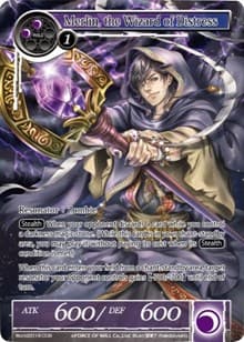 Merlin, the Wizard of Distress - Promo Cards - Force of Will card