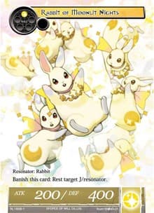 Rabbit of Moonlit Nights - Promo Cards - Force of Will card