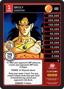 Broly - Survivor - Panini: Vengeance - Dragon Ball Z TCG card
