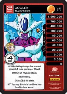Cooler - Transformed - Panini: Vengeance - Dragon Ball Z TCG card